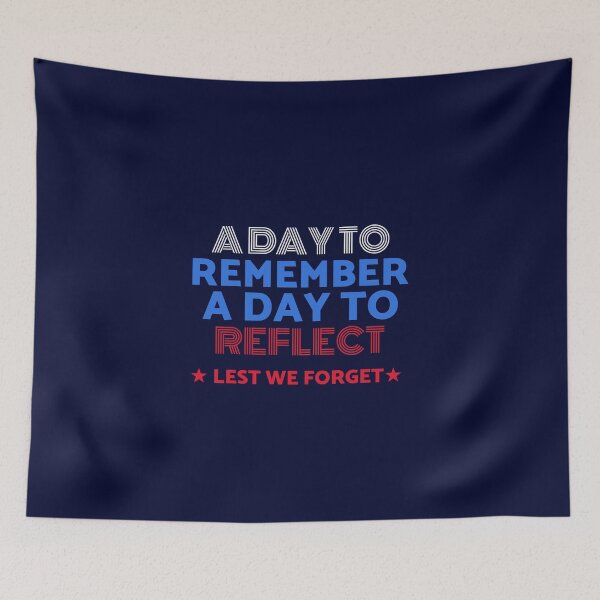 Item preview, A Day to Remember A Day to Reflect - Remembrance Day Design showing thanks to those who sacrificed all designed and sold by teecraftstudios.