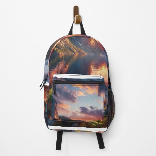 Item preview, Sunset in Norway - AI Art designed and sold by Oilix.