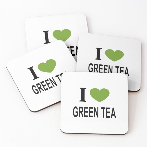Item preview, I ❤️ GREEN TEA with green heart I LOVE GREEN TEA I HEART GREEN TEA designed and sold by usernamenaijan.