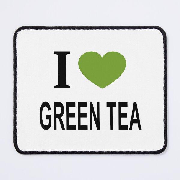 Item preview, I ❤️ GREEN TEA with green heart I LOVE GREEN TEA I HEART GREEN TEA designed and sold by usernamenaijan.