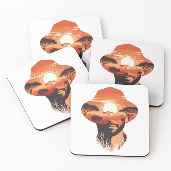 Item preview, Double Portrait of the Sunset in Africa designed and sold by tasilrio.