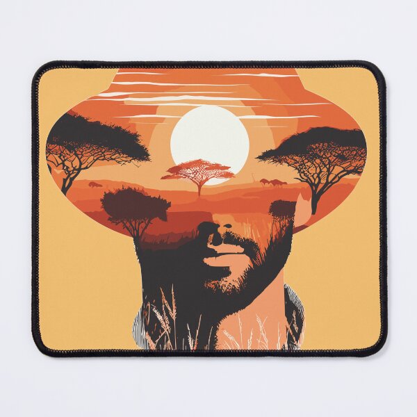 Item preview, Double Portrait of the Sunset in Africa designed and sold by tasilrio.