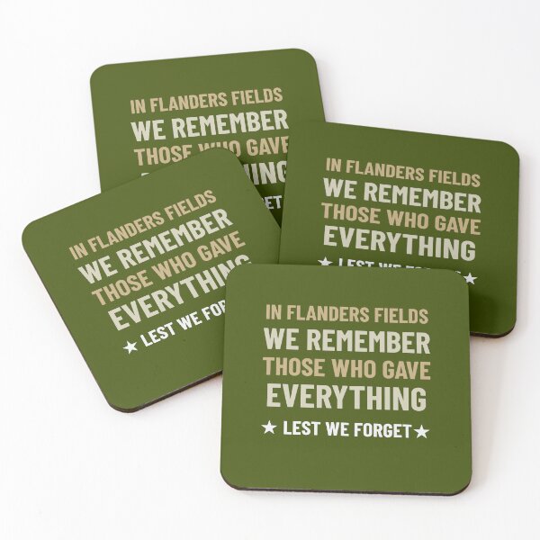 Item preview, In Flanders Fields - We Remember Those Who Gave Everything * Lest We Forget * Remembrance Day Design  designed and sold by teecraftstudios.