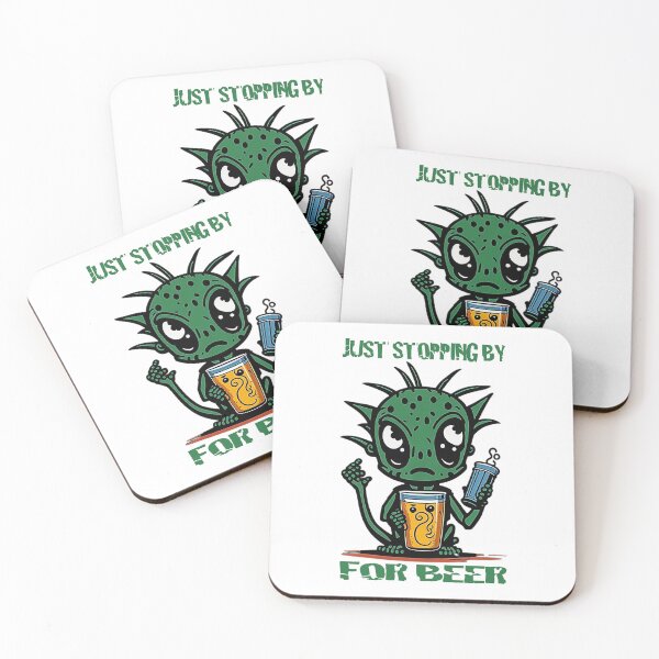 Item preview, JUST STOPPING BY FOR BEER designed and sold by likbatonboot.