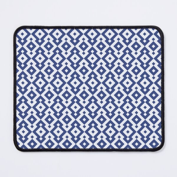 Item preview, Geometric Pattern in Blue and White designed and sold by Harmonish.