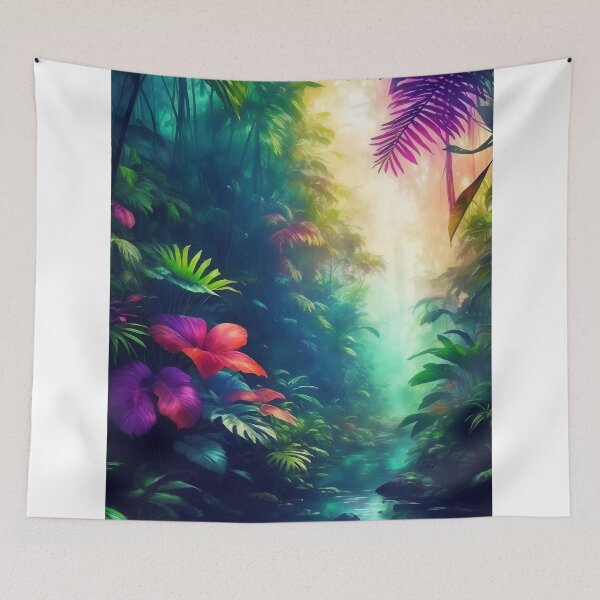 Item preview, Colorful Glowing Jungle designed and sold by AP.
