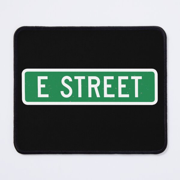 Item preview, E Street, vintage street sign (color version) designed and sold by dissident.