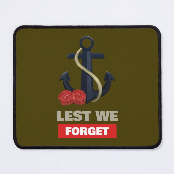 Item preview, Lest We Forget - Remembrance Day Design showing thanks to those who served in the Navy and sacrificed all designed and sold by teecraftstudios.