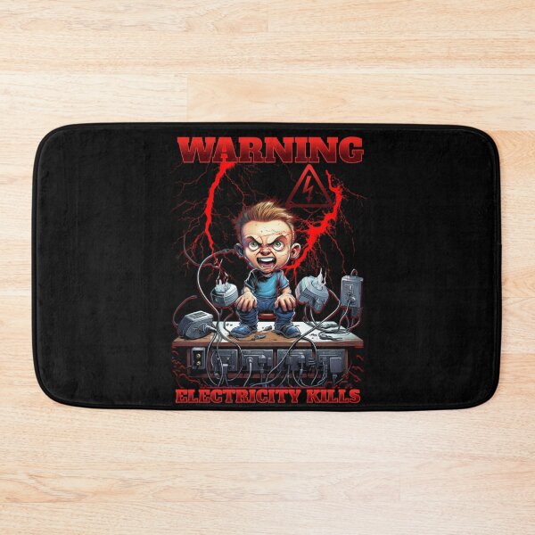 Item preview, WARNING ELECTRICITY KILLS  designed and sold by justyna-s28.