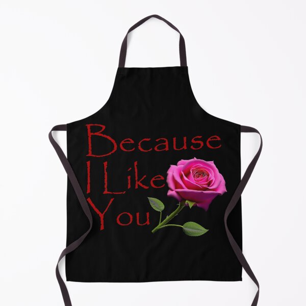 Item preview, Because I Like You - Pink Rose Red Text designed and sold by MegaDirt.