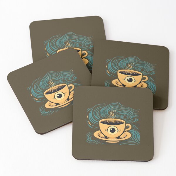 Item preview, Illuminati style morning coffee! It's watching you! designed and sold by AiApparel24-art.
