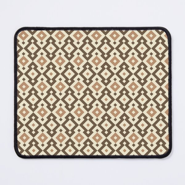 Item preview, Geometric Pattern in Yellow and Brown designed and sold by Harmonish.