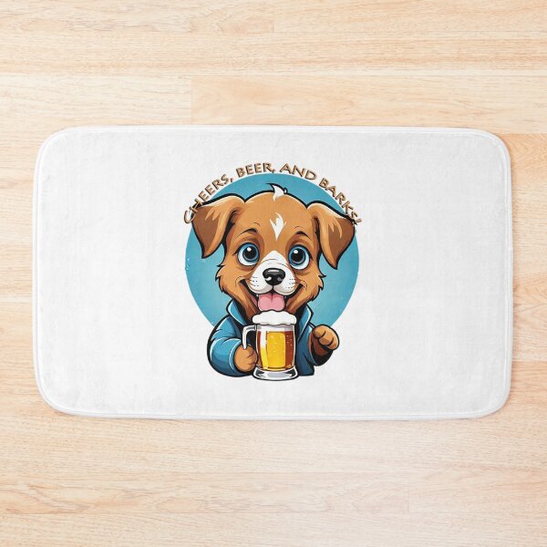 Item preview, CHEERS, BEER AND BARKS designed and sold by likbatonboot.