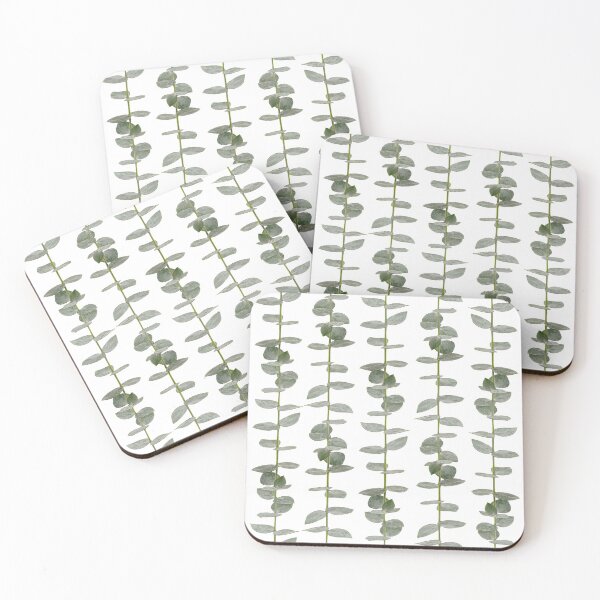 Item preview, Eucalyptus Branch Pattern - real botanic patterns - Naturally Beautiful Eucalyptus Leaves designed and sold by TurningMoss.