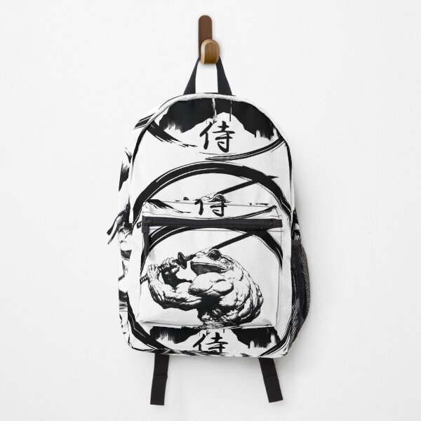 Item preview, Samurai Frog with Sword and Kanji Symbol: Martial Art designed and sold by VirtusMachina.