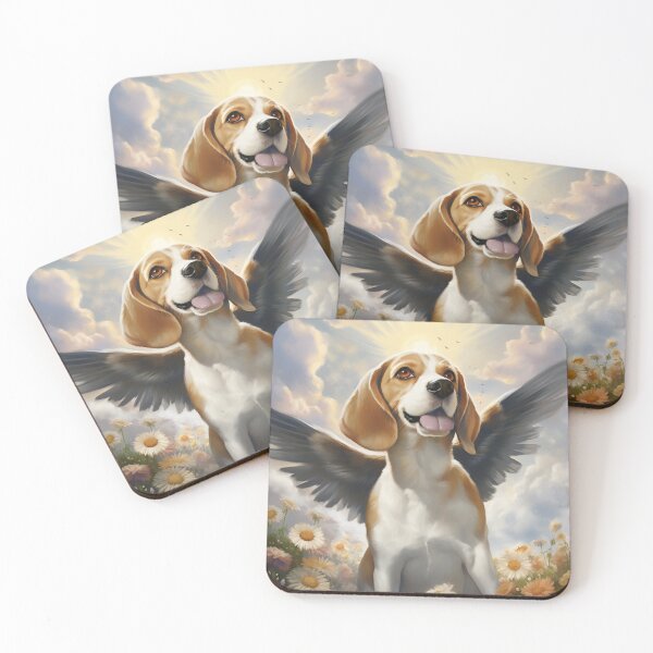 Item preview, Beagle Waiting In Heaven designed and sold by ZenEverAI.