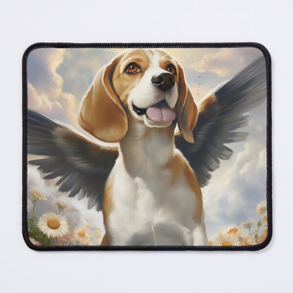 Item preview, Beagle Waiting In Heaven designed and sold by ZenEverAI.