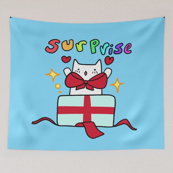 Item preview, Surprise Birthday Cat designed and sold by SaradaBoru.