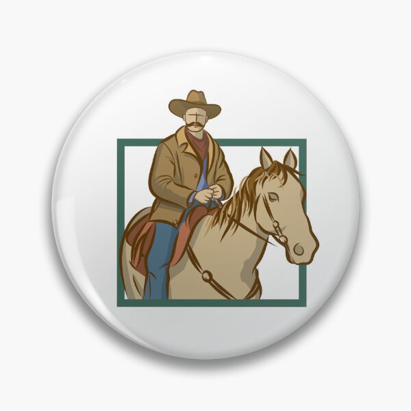 Item preview, Minimal Line Art Drawing of Cowboy designed and sold by CJansuebsri.