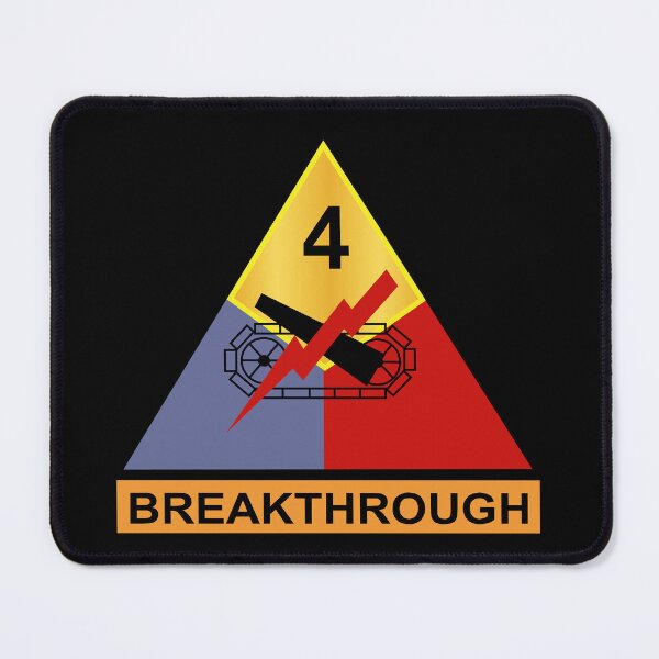Item preview, Army - 4th Armored Division - Breakthrough wo Txt designed and sold by Military Insignia Products.