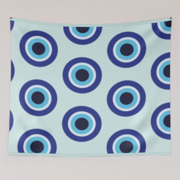 Item preview, evil eye aesthetic pattern designed and sold by eskiastudio.