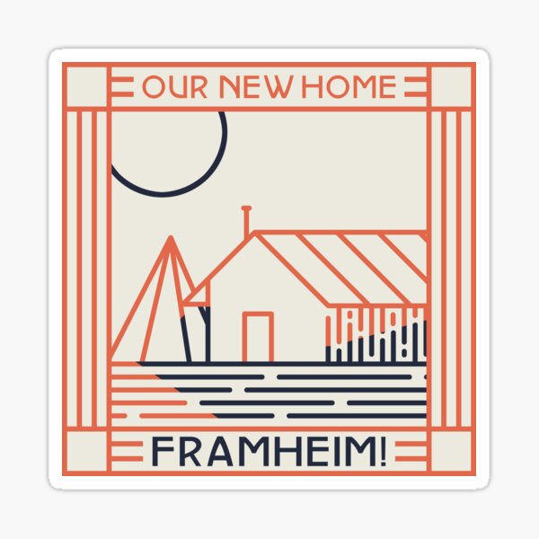 Item preview, Our New Home - Framheim!  designed and sold by tookthat.