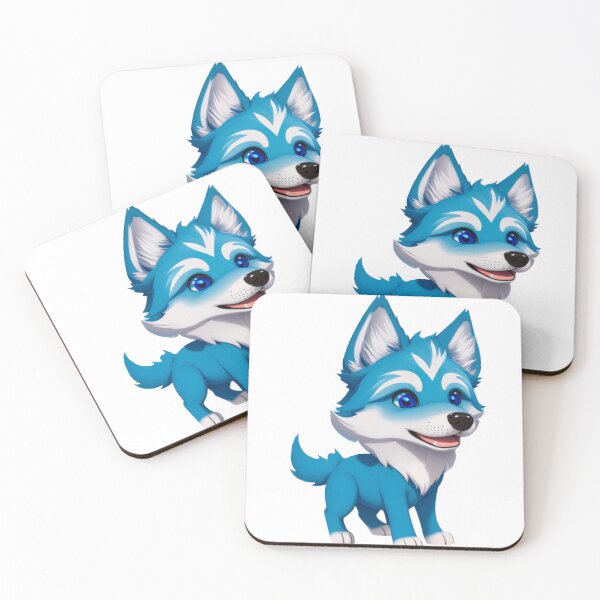 Item preview, Little Blue wolf dog  designed and sold by KorArtStudio.