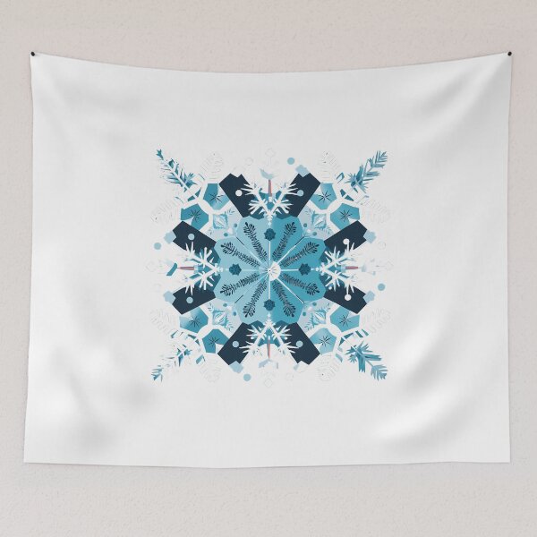 Item preview, Ice Snowflake Mosaic designed and sold by Anima-aesthetic.