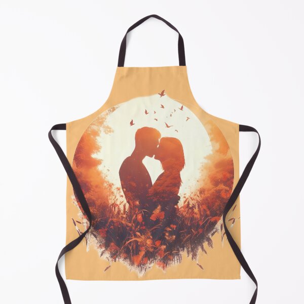 Item preview, Romantic, autumn scenery, lovers designed and sold by tasilrio.