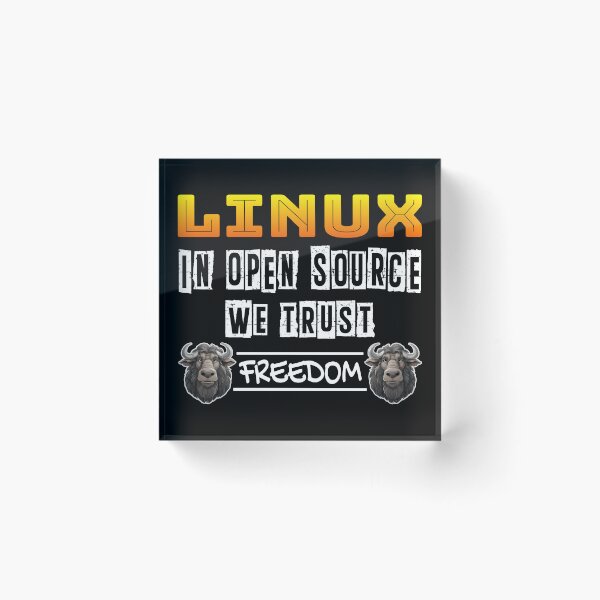 Item preview, Linux, In Open Source We Trust designed and sold by Image-Caption.