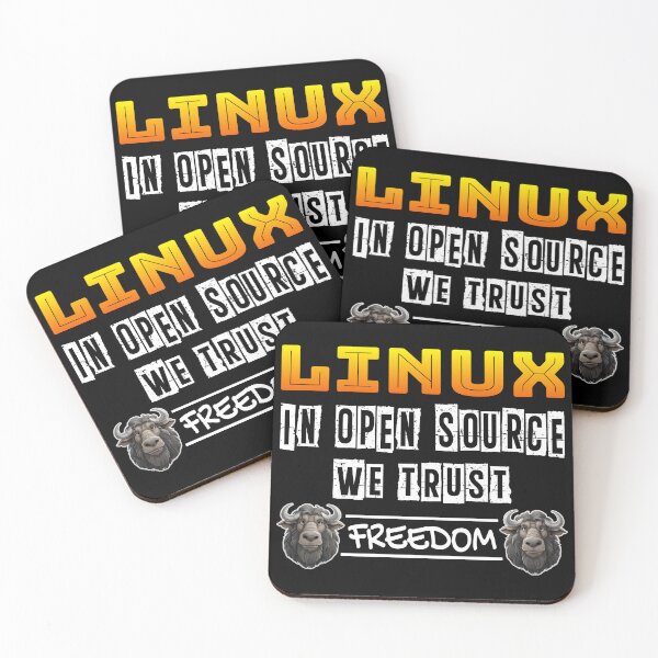 Item preview, Linux, In Open Source We Trust designed and sold by Image-Caption.