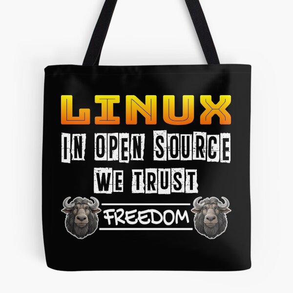 Aperçu de l'œuvre Linux, nous faisons confiance à l'Open Source créée et vendue par Image-Caption.