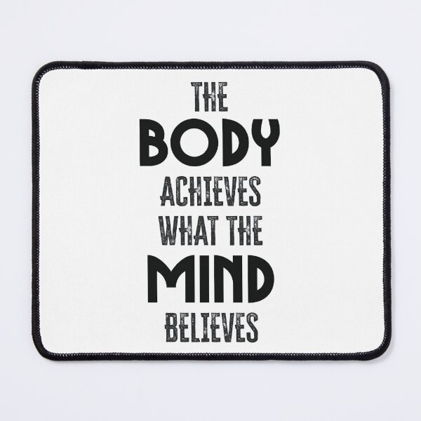 Item preview, Body and Mind Yoga and Workout Motivational quote / Positive Quotes About Life / Carpe Diem designed and sold by Naumovski.
