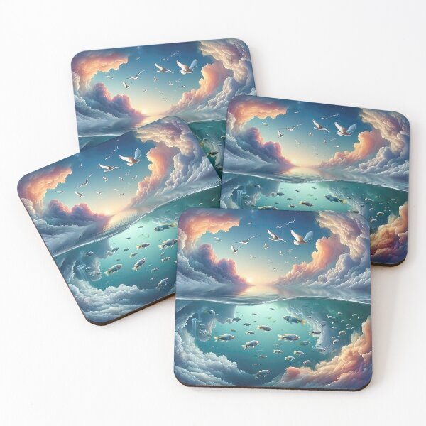 Item preview, Aqua Aether - AI Art designed and sold by Oilix.