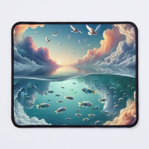 Item preview, Aqua Aether - AI Art designed and sold by Oilix.