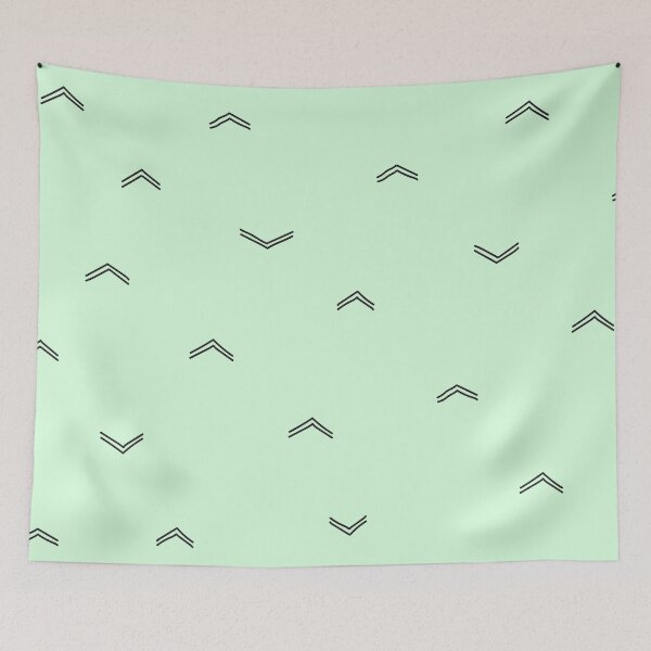 Item preview, Snowy Mint Linear Simple Pattern. designed and sold by ARichArts.