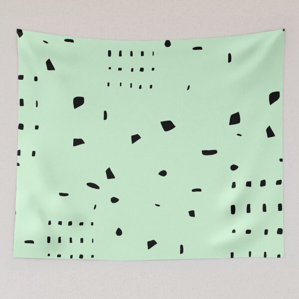Item preview, Snowy Mint Dusted Abstract Pattern. designed and sold by ARichArts.