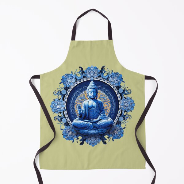 Item preview, Blue Buddha Meditation Special Apparel Design designed and sold by AiApparel24-art.