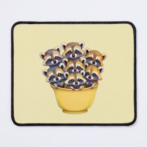 Item preview, Yellow Baby raccoons designed and sold by Nolan6.
