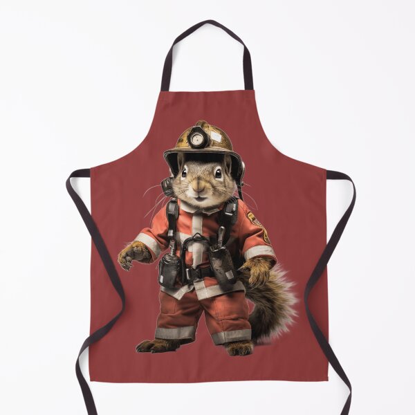 Item preview, Squirrel firefighter designed and sold by pawmad.