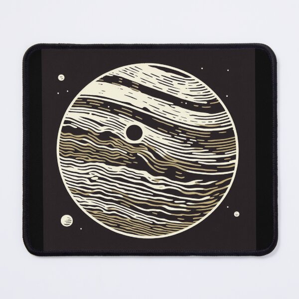 Item preview, SF Jupiter Woodcut 1 designed and sold by CrankyOldDude.