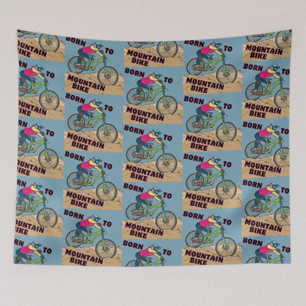 Item preview, Born to mountain bike designed and sold by artwaves.