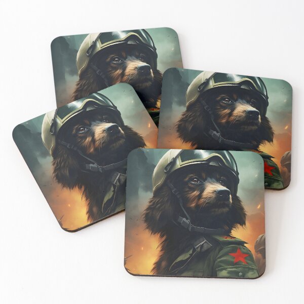 Item preview, Vietnamese Soldier Dog Portrait designed and sold by somruedee.