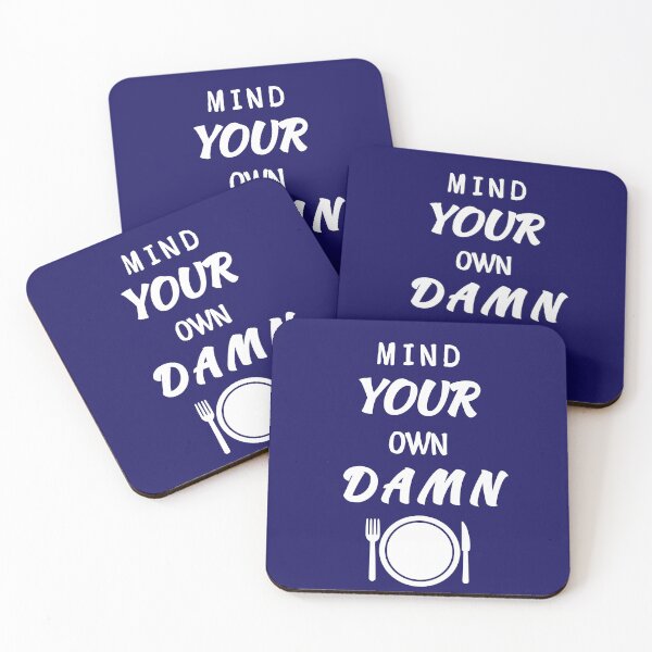 Item preview, Mind your own damn plate designed and sold by Lady-Frost.