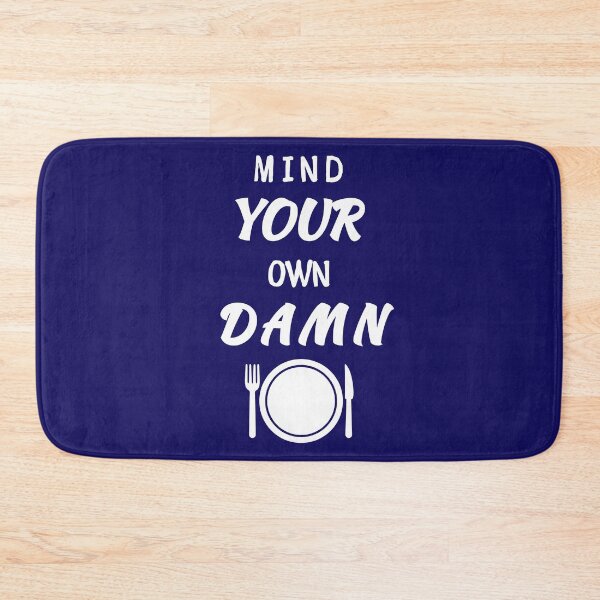 Item preview, Mind your own damn plate designed and sold by Lady-Frost.