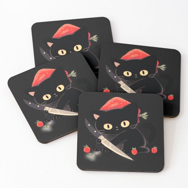 Item preview,  Cat with knife meme cat what killer Murderous cat designed and sold by OliveAndSnow.