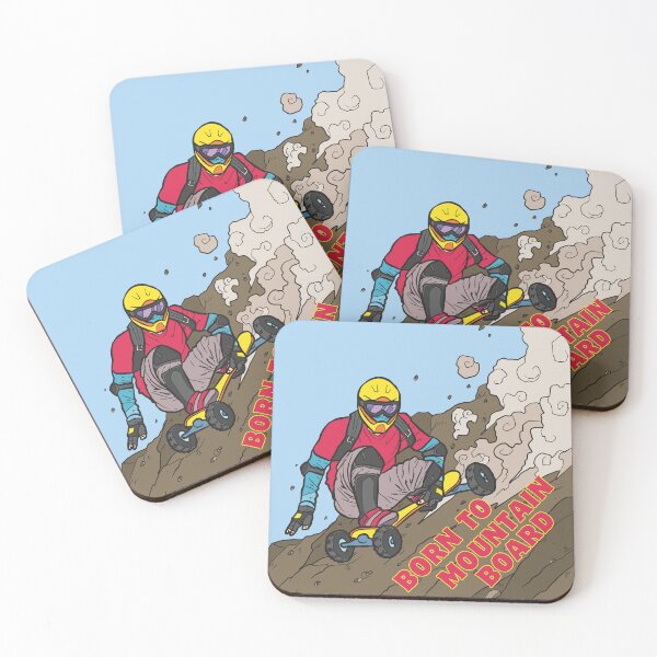 Item preview, Born to mountain board designed and sold by artwaves.