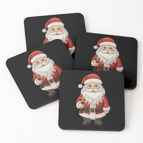 Item preview, Christmas Designs - Colorful Santa Clauses -  Embroidery Style designed and sold by Master-Print.