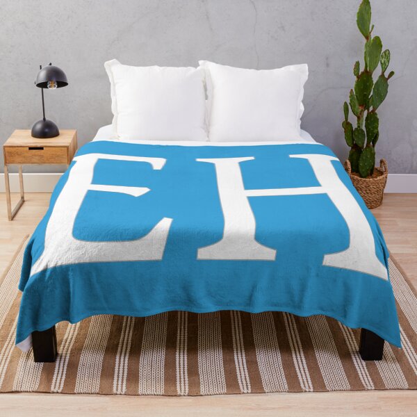 Item preview, EH Initials Monogram Elegant White Letters designed and sold by Jeallan Designs.