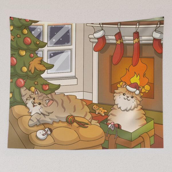 Item preview, Boris and Natasha on Christmas  designed and sold by Kyna Arts.